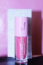 Load image into Gallery viewer, pink shiny sparkle gloss vegan
